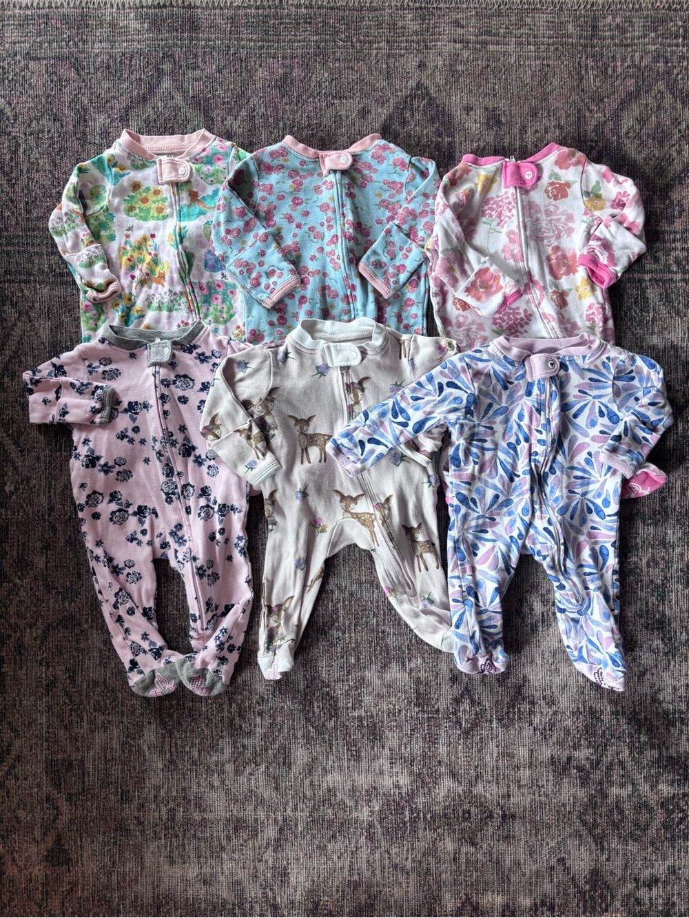 Burt’s Bees Baby Newborn Sleeper Bundle 6 Total